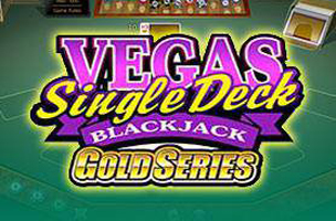 Vegas Single Deck Blackjack Gold