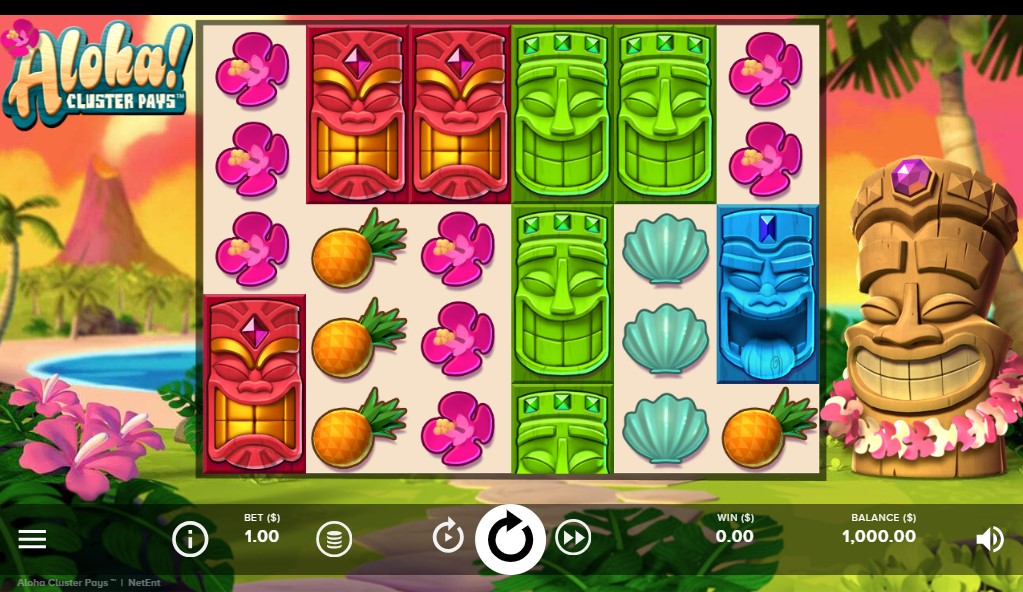 Aloha! Cluster Pays Screenshot